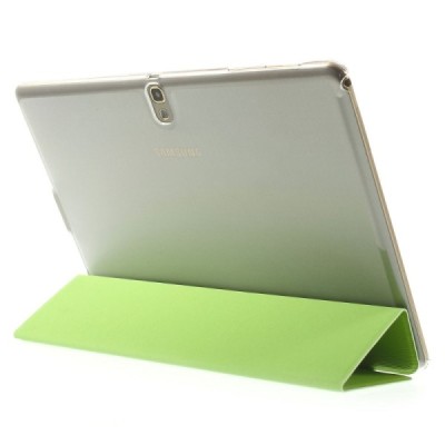 Samsung Galaxy Tab S 10.5 plāns atvēramais zaļš futrālis / Vacins.lv