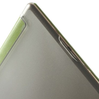Samsung Galaxy Tab S 10.5 plāns atvēramais zaļš futrālis / Vacins.lv
