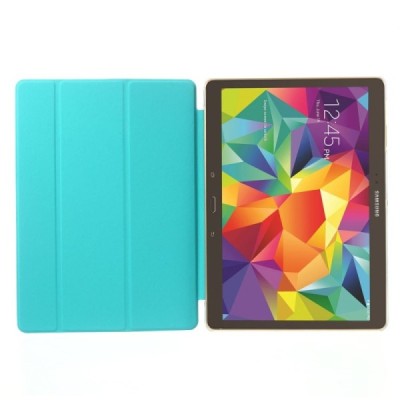 Samsung Galaxy Tab S 10.5 plāns atvēramais piparmētru futrālis / Vacins.lv