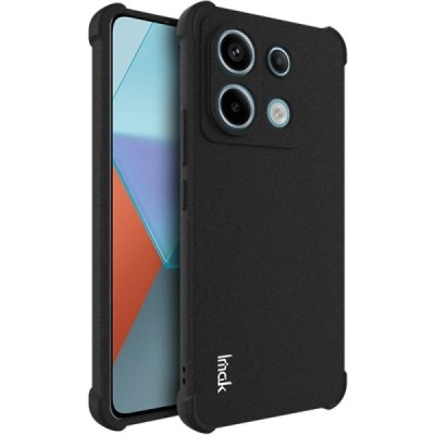 Xiaomi Redmi Note 13 Pro 5G (Poco X6 5G) Imak усиленный твердый силиконовый чехол TPU - чёрный | Vacins.lv