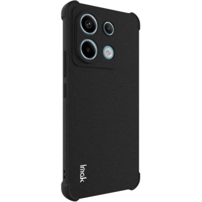 Xiaomi Redmi Note 13 Pro 5G (Poco X6 5G) Imak pastiprinātas aizsardzības cieta silikona (TPU) melns vāciņš | Vacins.lv
