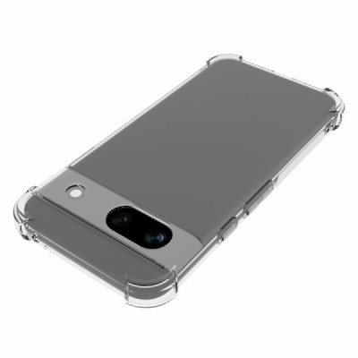 Улучшенная защита Google Pixel 8A прозрачный чехол из твердого силикона (TPU) | Vacins.lv