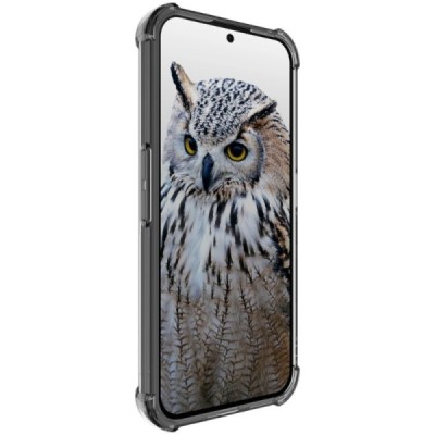 Nothing Phone 2a (2a Plus) Imak pastiprinātas aizsardzības cieta silikona (TPU) pelēks vāciņš | Vacins.lv