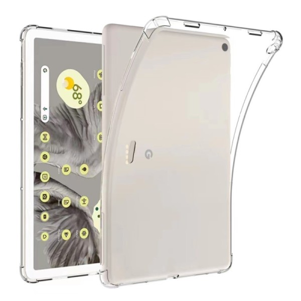 Pastiprinātas aizsardzības cieta silikona (TPU) apvalks - dzidrs (Pixel Tablet)
