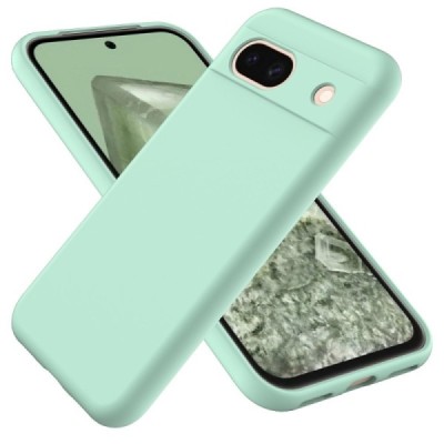 Google Pixel 8A Shell cieta silikona (TPU) apvalks - zaļš | vacins.lv