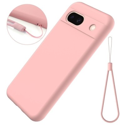 Google Pixel 8A Shell cieta silikona (TPU) apvalks - rozs | vacins.lv