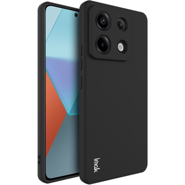 Твердый силиконовый чехол "Imak" (TPU) — черный (Redmi Note 13 Pro 5G / Poco X6 5G)