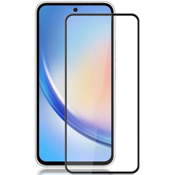 „Mocolo“ Tempered Glass ekrāna aizsargstikls 0.26 mm - melns (Galaxy A35 / A55)