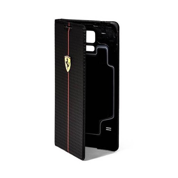 „Ferrari“ Formula 1 atvērams maciņš - melns (Galaxy S5 / S5 Neo)