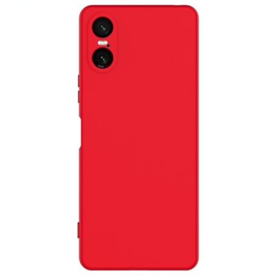 Sony Xperia 10 VI Shell (TPU) твердый силиконовый чехол - красный | Vacins.lv