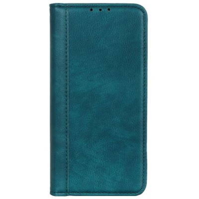 Sony Xperia 10 VI Binfen солидная открываемый зелёный кожаный чехол - книжка | Vacins.lv