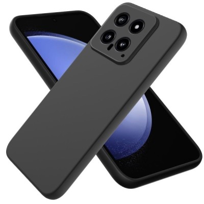 Xiaomi 14 Shell (TPU) твердый силиконовый чехол - чёрный | Vacins.lv