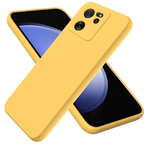 Твердый силиконовый чехол (TPU) „Shell“ - жёлтый (Xiaomi 13T / 13T Pro)