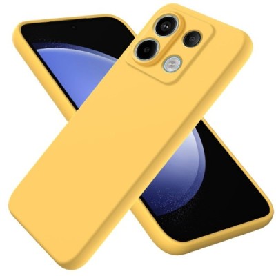 Xiaomi Redmi Note 13 Pro 5G / Poco X6 5G Shell (TPU) твердый силиконовый чехол - жёлтый | Vacins.lv