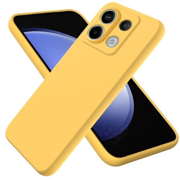 „Shell“ cieta silikona (TPU) apvalks - dzeltens (Redmi Note 13 Pro 5G / Poco X6 5G)