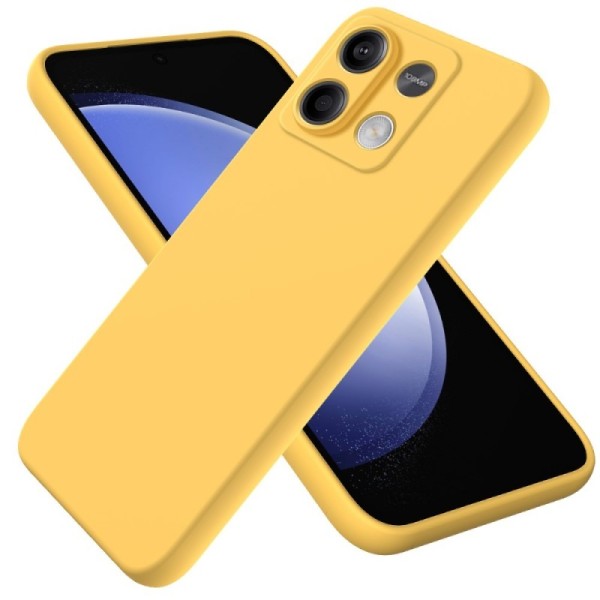 Твердый силиконовый чехол (TPU) „Shell“ - жёлтый (Redmi Note 13 5G)