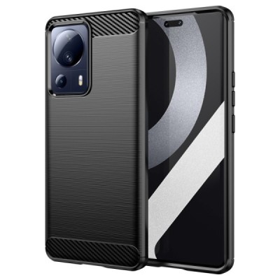 Твердый силиконовый чехол „Carbon“ (TPU) для Xiaomi Lite 13,чёрного цвета | Vacins.lv