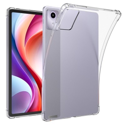 Lenovo Tab M11 (TB330FU) усиленная защита, прозрачный чехол из твердого силикона и TPU - задняя часть | Vacins.lv