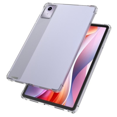 Lenovo Tab M11 (TB330FU) усиленная защита, прозрачный чехол из твердого силикона и TPU - задняя часть | Vacins.lv