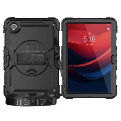 Lenovo Tab M11 (TB330FU) усиленная защита - черный (360°), чехол – вставка | Vacins.lv