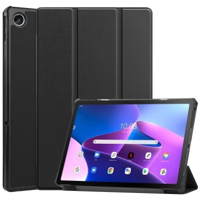 Lenovo Tab M10 Plus 10.6" Gen 3 черный кожаный чехол-книжка (складной) | Vacins.lv