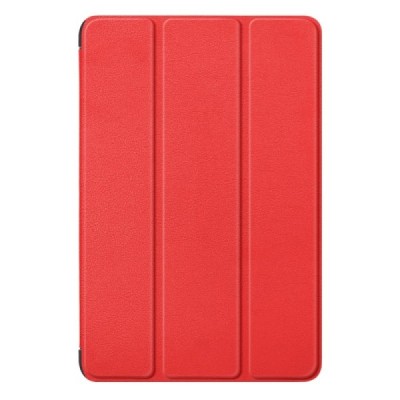 Samsung Galaxy Tab A11+ / A9+ красный кожаный чехол-книжка (складной) | Vacins.lv