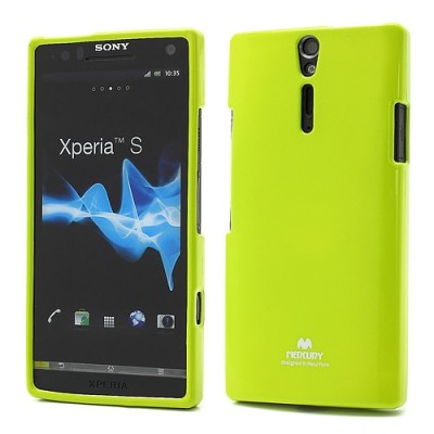 Sony Xperia S Mercury zaļš cieta silikona (TPU) futrālis / Vacins.lv