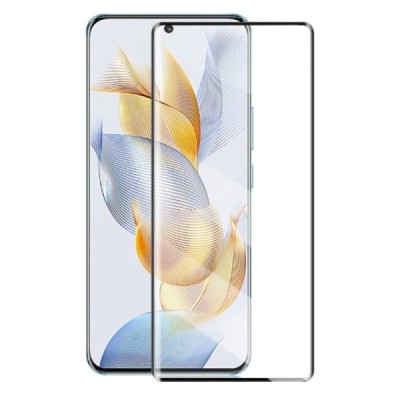 Huawei Honor 90 „Mocolo“ Tempered Glass melns ekrāna aizsargstikls | Vacins.lv