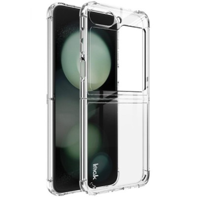 Samsung Galaxy Flip7 FE / Flip6 Imak pastiprinātas aizsardzības cieta silikona (TPU) dzidrs vāciņš | Vacins.lv