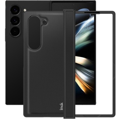 Samsung Galaxy Fold6 5G (SM-F956B) Imak Fiber чёрный пластиковый чехол | Vacins.lv