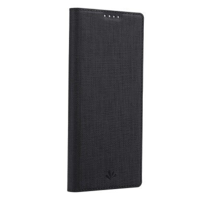 Sony Xperia 10 VI „Vili“ открываемый чёрный чехол - книжка | Vacins.lv