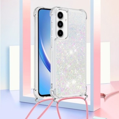 Samsung Galaxy A55 5G (SM-A556) „Strap“ Shine cieta silikona (TPU) dzidrs apvalks | Vacins.lv