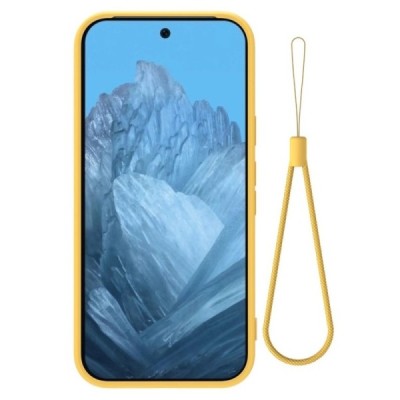 Google Pixel 9 Pro Shell (TPU) твердый силиконовый чехол - жёлтый | Vacins.lv