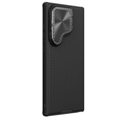 Samsung Galaxy S24 Ultra (SM-S928) „Nillkin“ CamShield Prop чёрный чехол с защитной крышкой для камеры | Vacins.lv