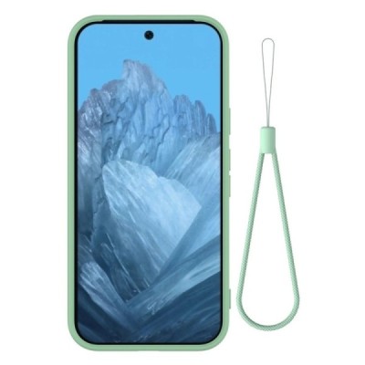 Google Pixel 9 Shell (TPU) твердый силиконовый чехол - зелёный | Vacins.lv