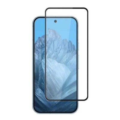 Google Pixel 9 Pro XL „Mocolo“ 9H Tempered Glass усиленная защита, черное защитное стекло с полным покрытием толщиной 0,26 мм |