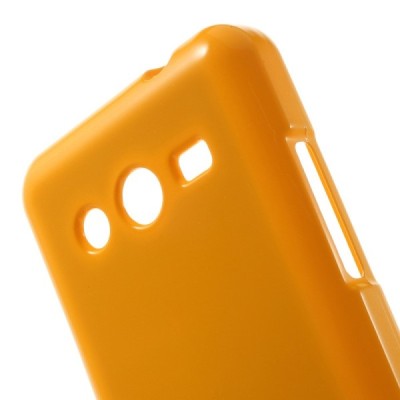 Samsung Galaxy Core 2 G355 Mercury dzeltens cieta silikona (TPU) futrālis / Vacins.lv