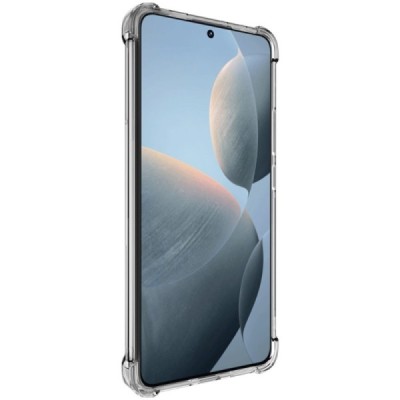 Xiaomi Poco X6 Pro 5G (Redmi K70E) Imak pastiprinātas aizsardzības cieta silikona (TPU) dzidrs vāciņš | Vacins.lv