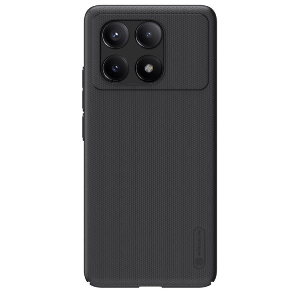 „Nillkin“ Frosted Shield futrālis - melns (Poco X6 Pro 5G / Redmi K70E)