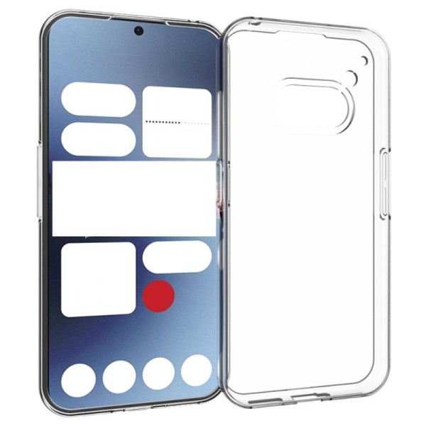 Cieta silikona (TPU) apvalks - dzidrs (Nothing Phone 2a / 2a Plus)