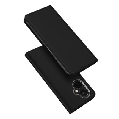 OnePlus Nord CE 3 Lite 5G (N30 5G) „Dux Ducis“ Skin sērijas melns ādas atvērams maciņš | Vacins.lv