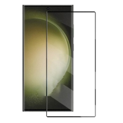 Samsung Galaxy S24 Ultra (SM-S928) „Mocolo“ 9H 3D Tempered Glass усиленная защита, черное защитное стекло с полным покрытием 3D