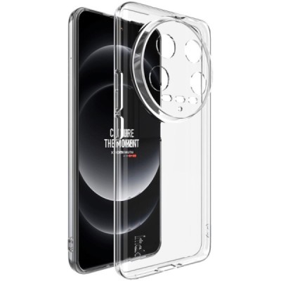 Xiaomi 14 Ultra „Imak“ cieta silikona (TPU) dzidrs apvalks | vacins.lv