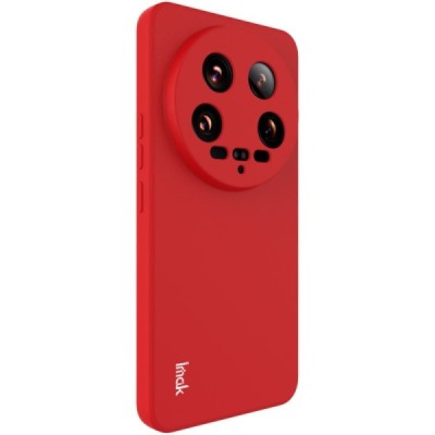 Xiaomi 14 Ultra „Imak“ cieta silikona (TPU) sarkans apvalks | vacins.lv