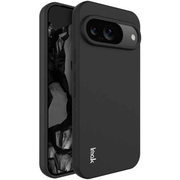 „Imak“ cieta silikona (TPU) apvalks - melns (Pixel 9 / 9 Pro)