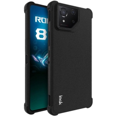 Asus Rog Phone 8 (8 Pro) Imak усиленный твердый силиконовый чехол TPU - чёрный | Vacins.lv