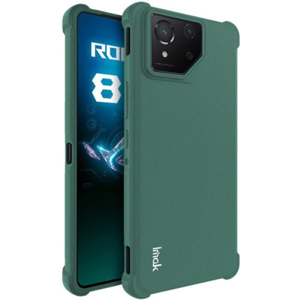Усиленный твердый силиконовый чехол „Imak“ (TPU) - зелёный (Rog Phone 8 / 8 Pro)