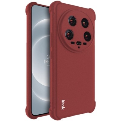 Xiaomi 14 Ultra Imak усиленный твердый силиконовый чехол TPU - бордовый | Vacins.lv
