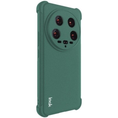 Xiaomi 14 Ultra Imak усиленный твердый силиконовый чехол TPU - зелёный | Vacins.lv