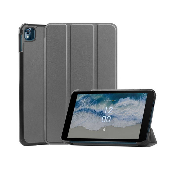 Чехол-книжка - серый (Nokia T10 8")
